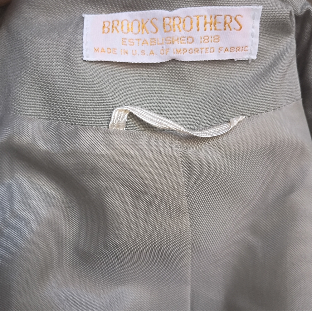 Brooks Brothers Vintage Women's Green Blazer Size 16 - Picture 4 of 9